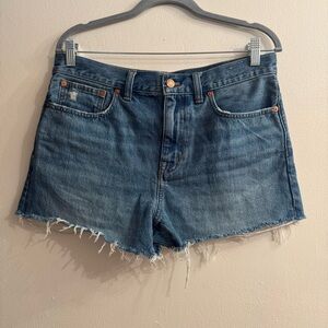 Madewell Women’s Cut Off Jean Denim Shorts Size 28